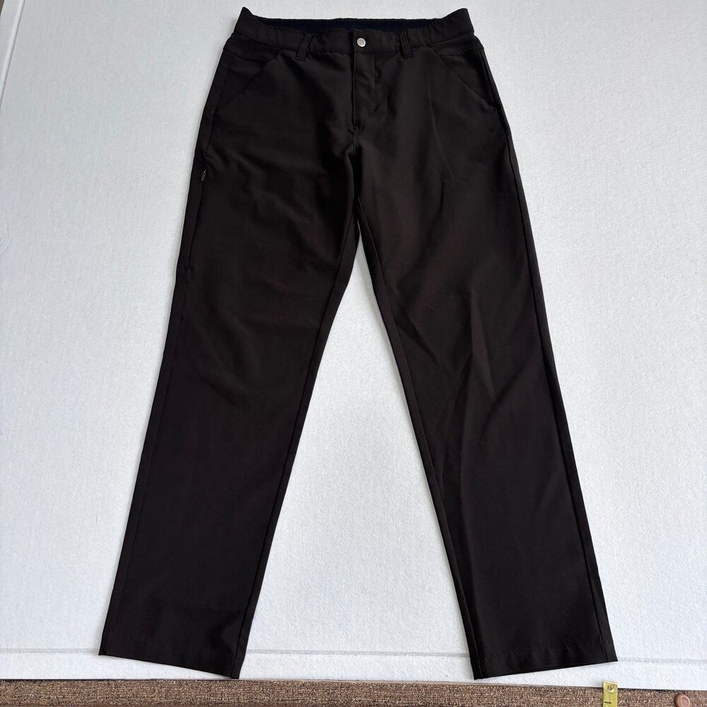 BYLT Kinetic Pant Men's 32x30 Black Performance Stretch Travel Golf Chino